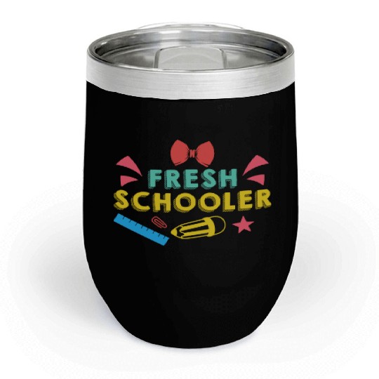 Preschool Kids Back to School Fresh Schooler Chill Wine Tumblers