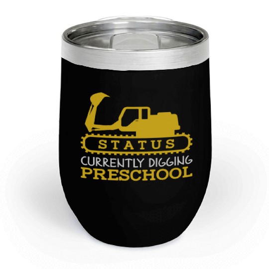 Kids Back to School Currently Digging Preschool Chill Wine Tumblers