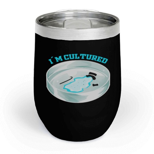 Microbiology Biology Teacher - Cultural Awareness Chill Wine Tumblers