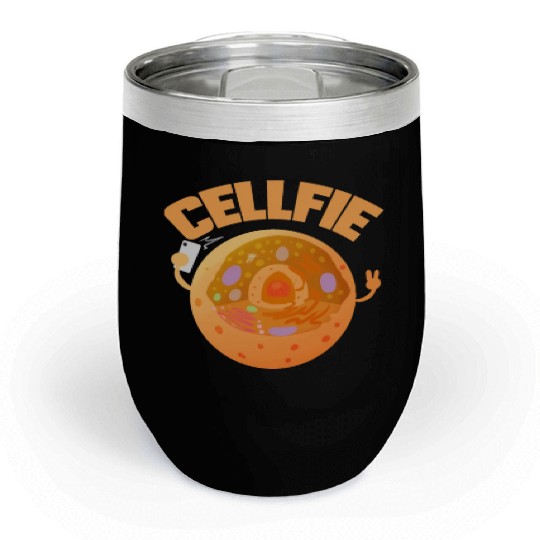 Microbiology Biology Teacher - Cellfie Biology Chill Wine Tumblers