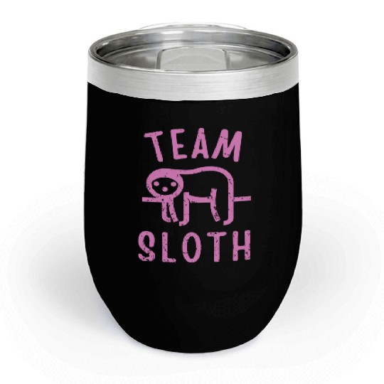 Team Sloth Chill Wine Tumblers