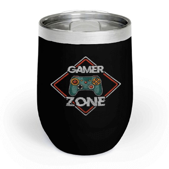 Game Controller Gaming Video Game Chill Wine Tumblers