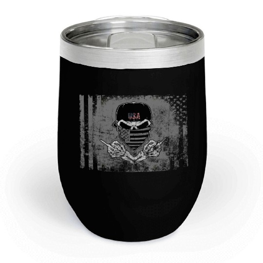 Wear American Warrior Chill Wine Tumblers