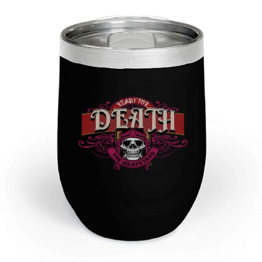 Death:The Graveyard Chill Wine Tumblers