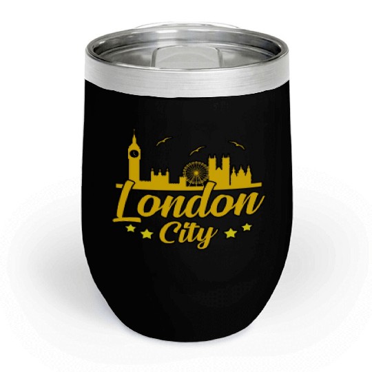London Funny Gift Idea Chill Wine Tumblers