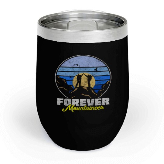 Climber The Alps Mountaineering Climbers Chill Wine Tumblers