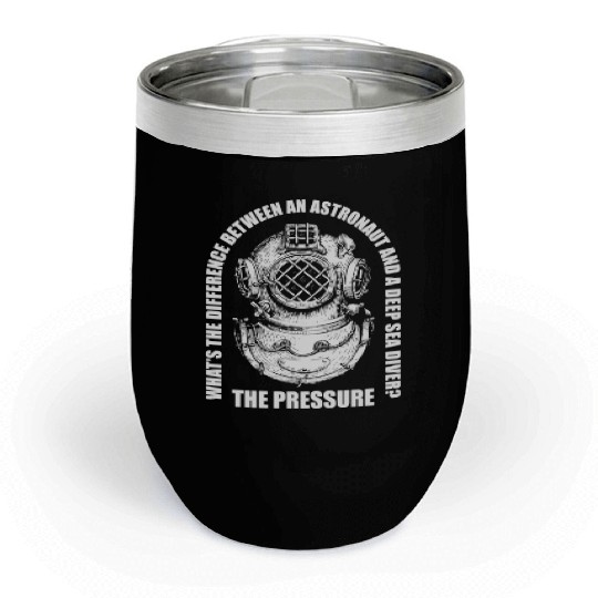 Scuba Diving Diver Chill Wine Tumblers