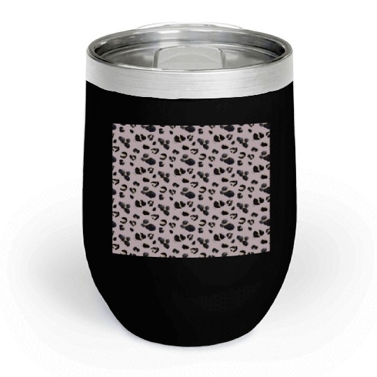 Cheetah Animal Print Pink Pattern Chill Wine Tumblers