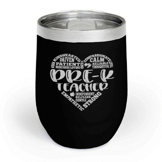 Pre K teacher, prek teacher, pre-k Chill Wine Tumblers
