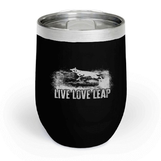 Live Love Leap - agility sport Chill Wine Tumblers
