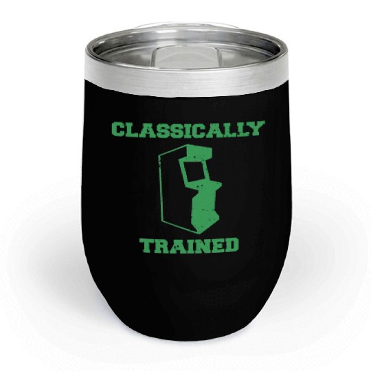 Classically Trained | Arcade player Chill Wine Tumblers