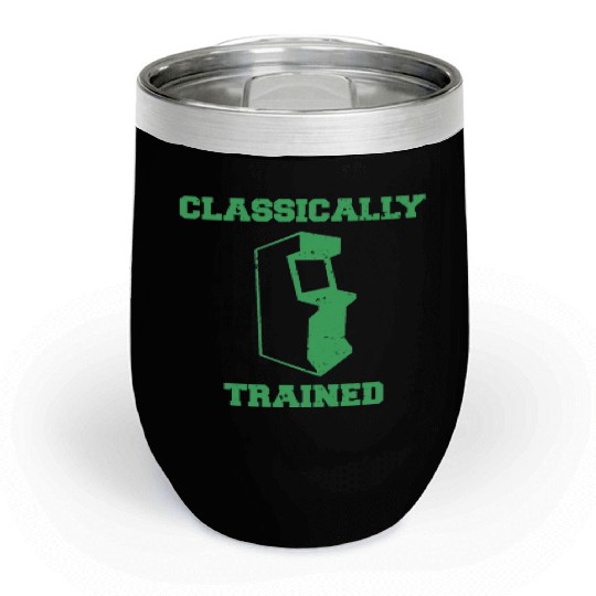 Classically Trained | Arcade player Chill Wine Tumblers