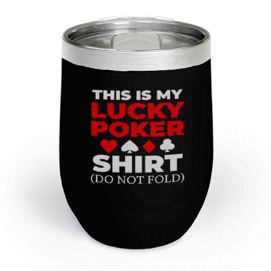 Card Game Blackjack Win Play Chill Wine Tumblers