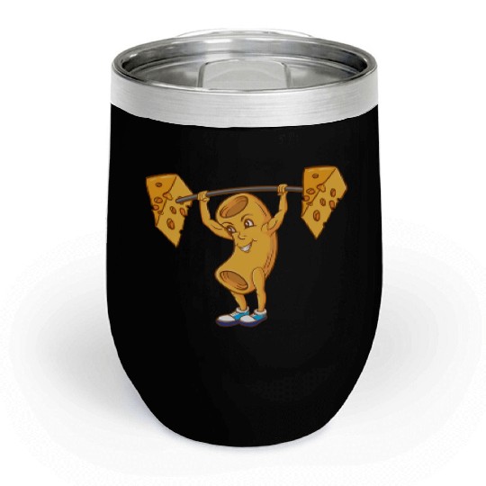 Macaroni Cheeselifting For Macaroni Cheese Lover Chill Wine Tumblers