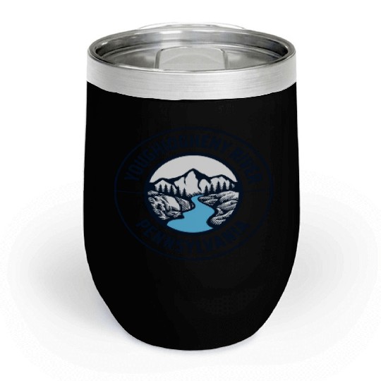 Youghiogheny River Pennsylvania State Lovers Mount Chill Wine Tumblers