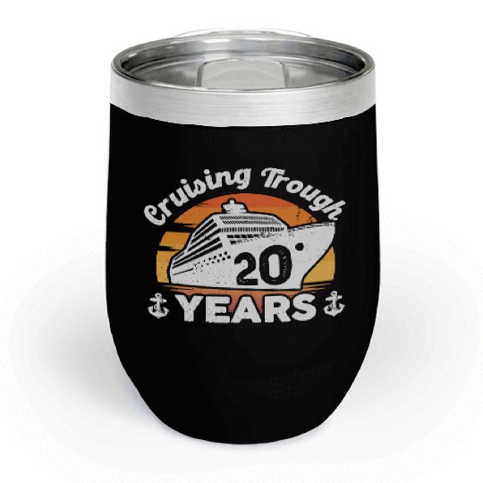 Cruising Trough 20 Years Anniversary Chill Wine Tumblers