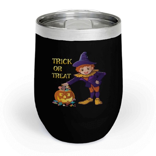 Trick Or Treat Chill Wine Tumblers