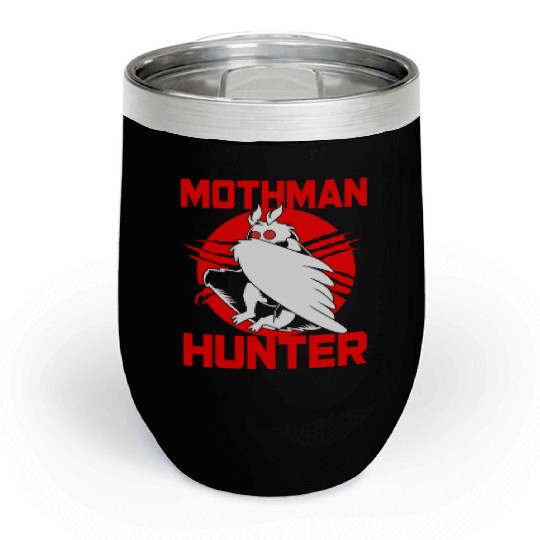 Cryptozoologist Cryptid Folklore Funny Mothman Chill Wine Tumblers