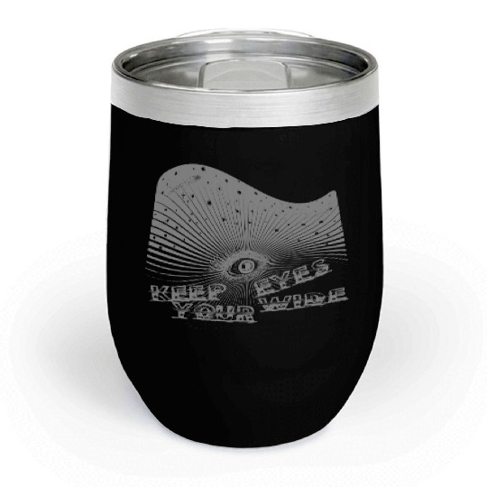Eyes Wide Winter Come 2 The Light Grey Chill Wine Tumblers