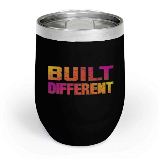 Built Different On Another Level Funny Gaming Chill Wine Tumblers