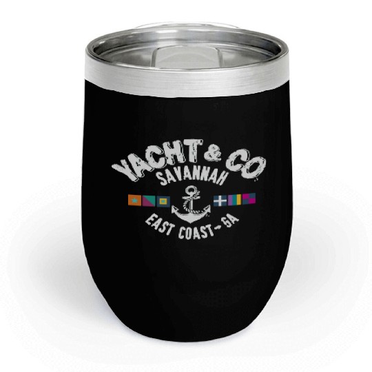 Yacht Co Savannah East Coast GA Chill Wine Tumblers
