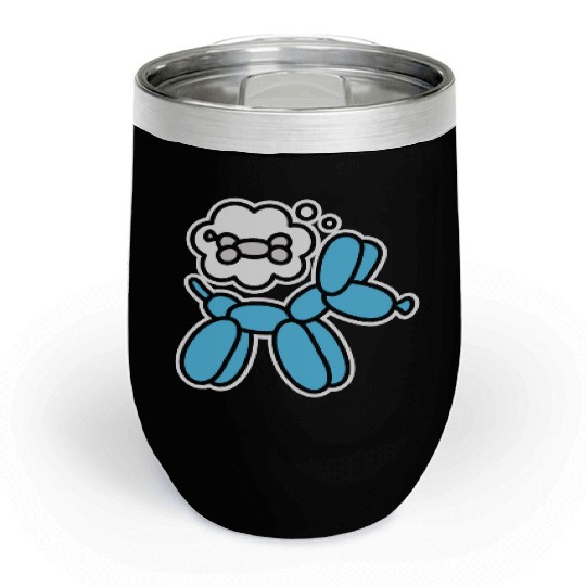 Balloon animal balloon dog balloon artist bone Chill Wine Tumblers