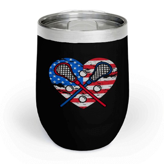 Lacrosse US Flag Chill Wine Tumblers