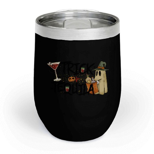 Trick Or Tequila Chill Wine Tumblers