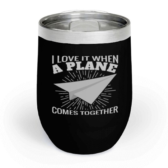 Airline Pilot Aviation Pun For a Corporate Pilot Chill Wine Tumblers