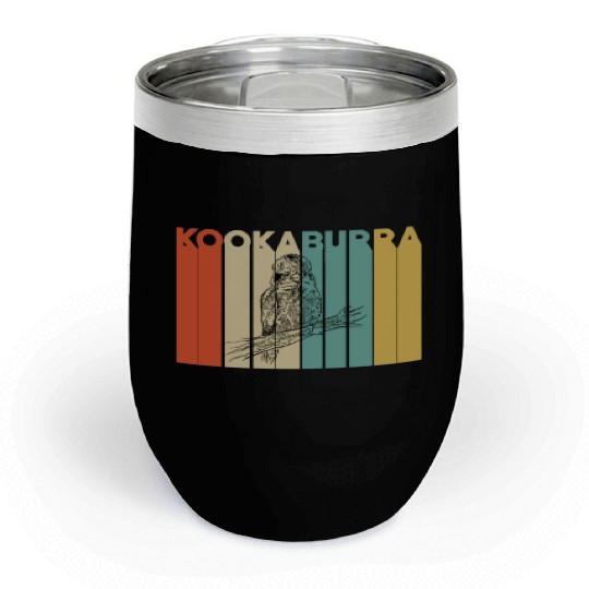 Retro Kookaburra Chill Wine Tumblers
