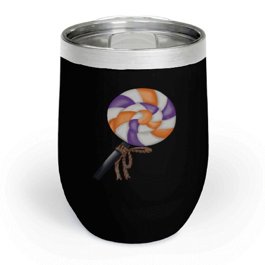 Halloween lollipop candy Chill Wine Tumblers