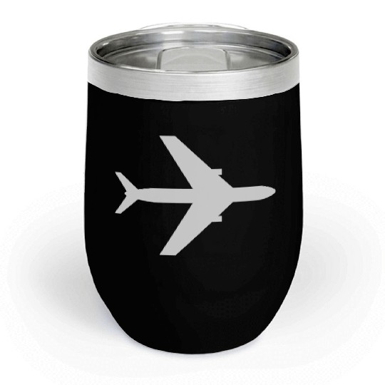 Pilot Aviation Airplanes Flying Airline Chill Wine Tumblers
