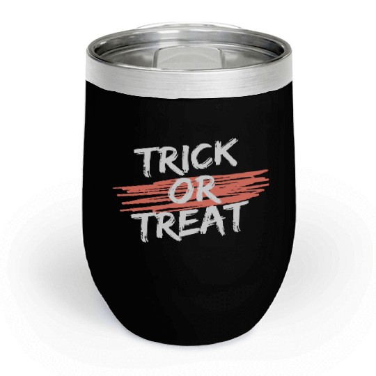 Trick Or Treat Chill Wine Tumblers