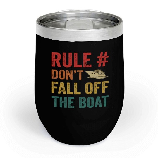 Funny Cruising Boat Trip Summer Travel Retro Chill Wine Tumblers
