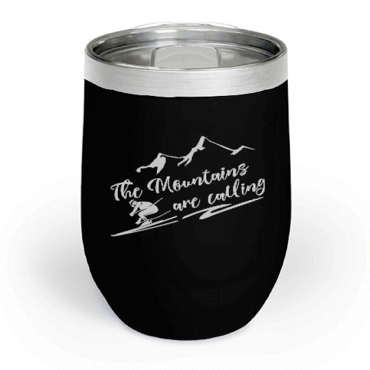 The Mountains Are Calling Chill Wine Tumblers