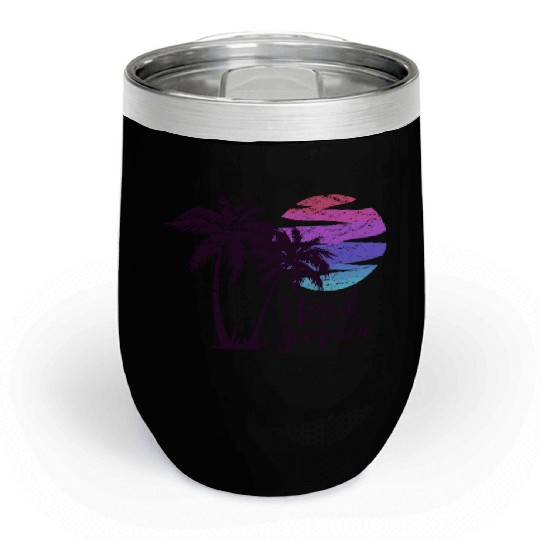 Negril Jamaica Beach Lover Spring Break Cruise Vac Chill Wine Tumblers