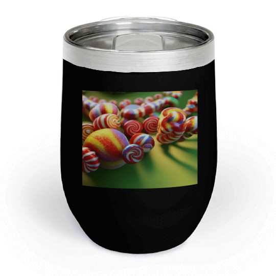 A glimpse into candy land version 3 Chill Wine Tumblers