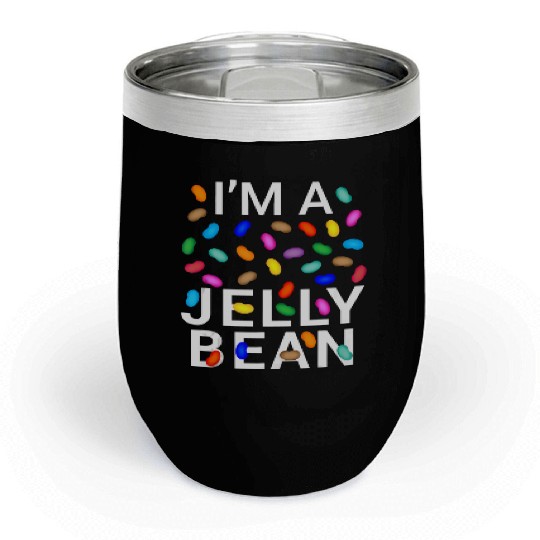 pretend im jelly bean halloween candy costume Chill Wine Tumblers