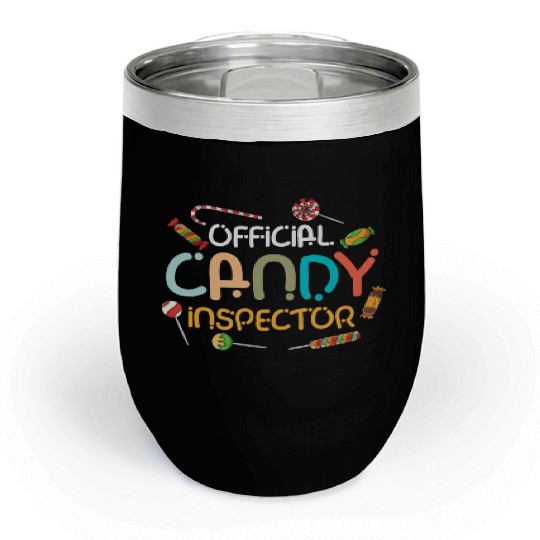Halloween Costume Lollipop Official Candy Chill Wine Tumblers