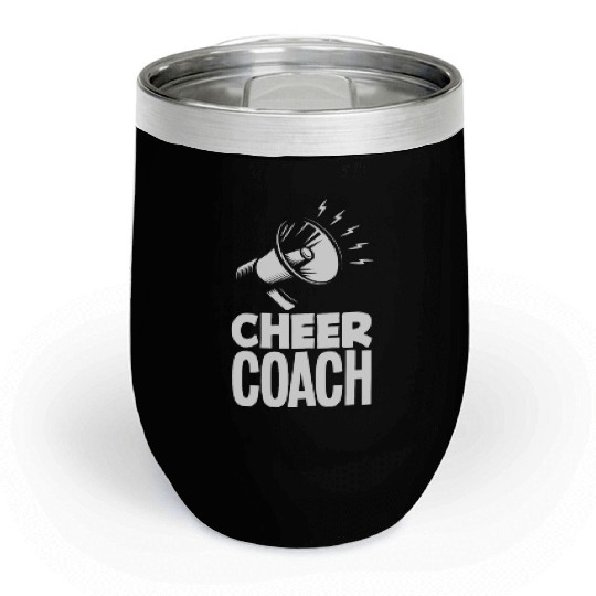 Cheer Coach Cheerleading Coach Cheerleader Coach Chill Wine Tumblers
