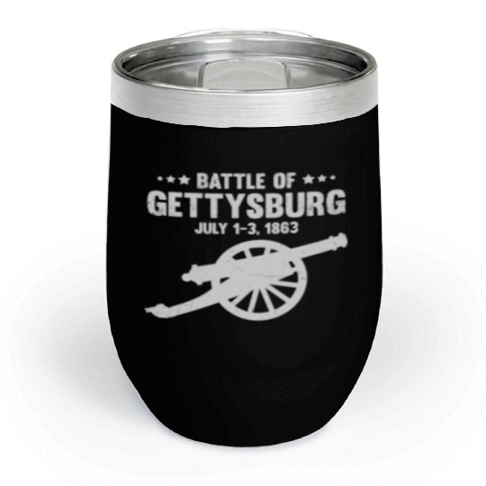 Battle Of Gettysburg Pennsylvania American Us Civi Chill Wine Tumblers