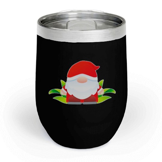 Christmas Cute Gnomes Chill Wine Tumblers