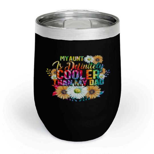 My Aunt is Definitely Cooler than My Dad, Chill Wine Tumblers