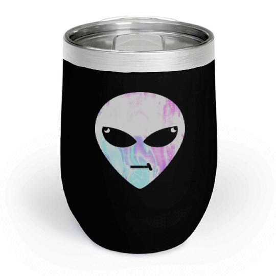 Alien Halloween Trick Or Treat Party Chill Wine Tumblers