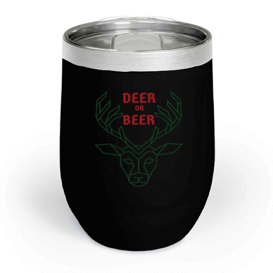 Deer or Beer Season Chill Wine Tumblers