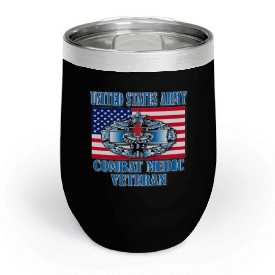 Combat Medic 2nd Award Memorable Us Chill Wine Tumblers