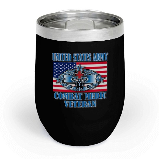 Combat Medic 4th Award Memorable Us Chill Wine Tumblers