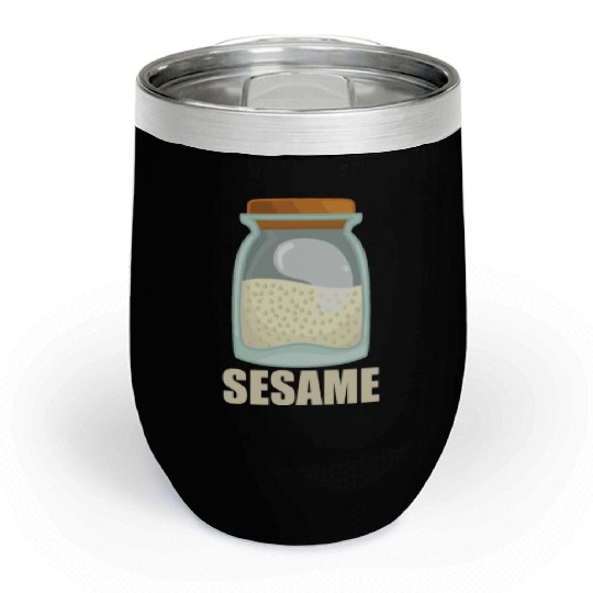 Sesame Spice Flavor Food Cooking Chill Wine Tumblers
