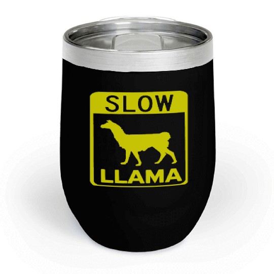 Phish Slow Llama Chill Wine Tumblers