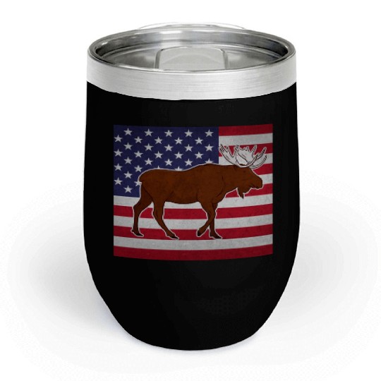 Moose Elk Chill Wine Tumblers